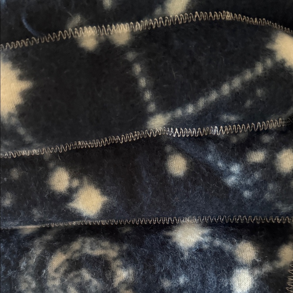 Handmade Blue Star Patterned Fleece Hot/Cold Rice Neck Pad - Picture 2 of 3